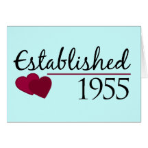 Established 1955 card