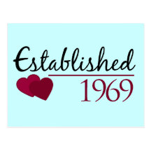 Established 1969 post cards