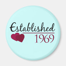 Established 1969 refrigerator magnet