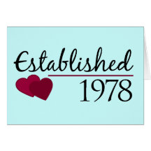 Established 1978 cards