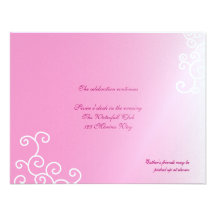 Esther Bat Mitzvah Shimmer Reception Invitations