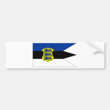 Estonia Naval Ensign Flag Bumper Stickers