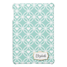 Eternity Circle with Hearts | iPad Mini Case