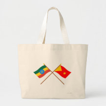 Ethiopia and Tigray Crossed Flags Bag
