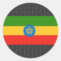 Ethiopia Flag Sticker