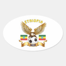 Ethiopia Football Designs Stickers
