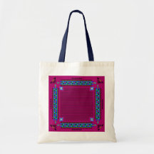 Ethnic : Magenta キャンバス地カバン