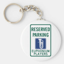 Euphonium Players Parking Key Chains