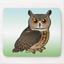 Eurasian Eagle-Owl Mouse Pad