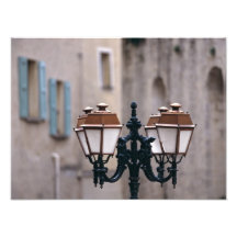 Europe, France, Forcalquier. Old weathered Photographic Print