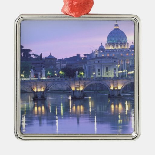 Europe, Italy, Rome, The Vatican. St. Peter's & Christmas Ornament