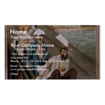 Evan's and Hoey's, 'Parlour Match' Retro Theatre Business Card