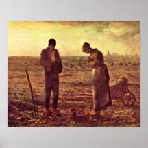 Evening Prayer by Jean-Francois Millet Posters
