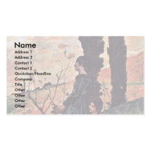 Evening Prayers By Fattori Giovanni Business Card Templates