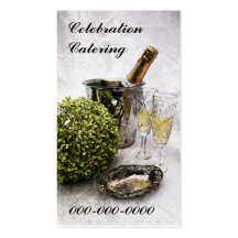event catering business card template