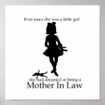 Ever since she was a little girl print