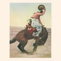 Everett McGucin on Blue Dog Cheyenne Frontier Days postcards
