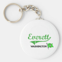 Everett Washington City Classic Key Chain