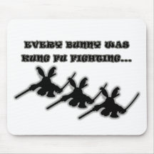 Every bunny was kung fu fighting... mousepad