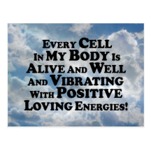 Every Cell In My Body- Multi-Products Postcards