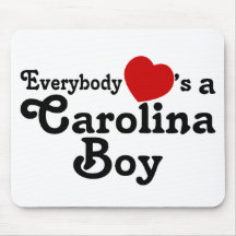 Everybody Hearts a Carolina Boy Mouse Pads