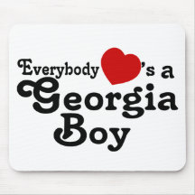 Everybody Hearts a Georgia Boy Mousepad