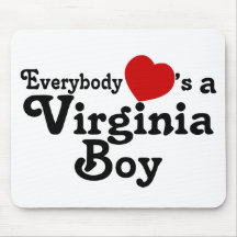 Everybody Hearts a Virginia Boy Mousepad