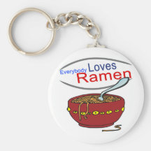 Everybody Loves Ramen Parody Keychain