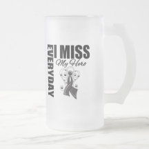 Everyday I Miss My Hero Skin Cancer Mugs