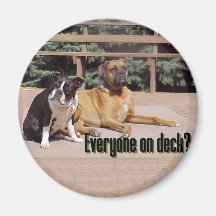 Everyone on deck? refrigerator magnets