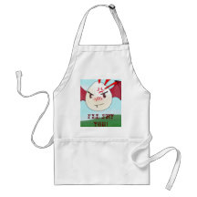 evil egg, I'll fry you! Apron
