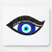 Evil eye mouse pads