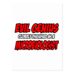 Evil Genius...Microbiologist Post Card