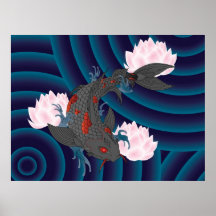 evil koi poster