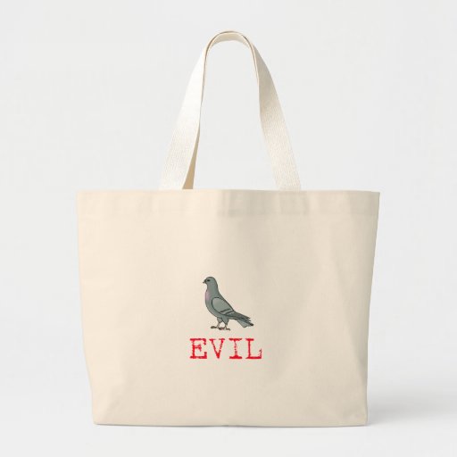 Evil Pigeon Tote Bag