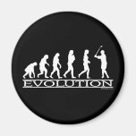 Evolution - Female - Golf Fridge Magnet
