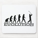 Evolution - Golf - Man Mouse Pads