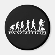 Evolution - Hiking Fridge Magnets