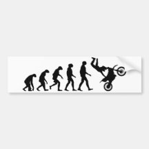 Evolution of Motocross Bumper Stickers