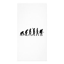 Evolution Rock musician star Photo Card Template