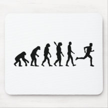 Evolution running marathon mousepad