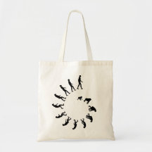 Evolution Spiral Canvas Bag