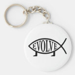 Evolve Fish Key Chain
