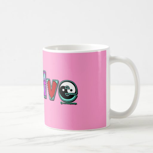 EVOLVE with Six Symbols of Peace and Progress Coffee Mug