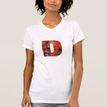EXCALIBUR  D LETTER / FANTASY MONOGRAM TEE SHIRT