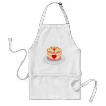 Executive Pastry Chef - Lovely Cake with Fruits Apron