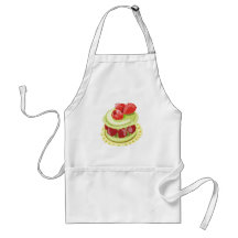 Executive Pastry Chef - Sweet Strawberry Pie Apron