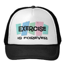 Exercise Is Forever Mesh Hats