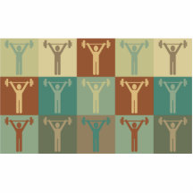 Exercise Pop Art Acrylic Cut Out