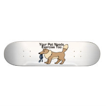 Exercise Your Pet Skateboard Decks